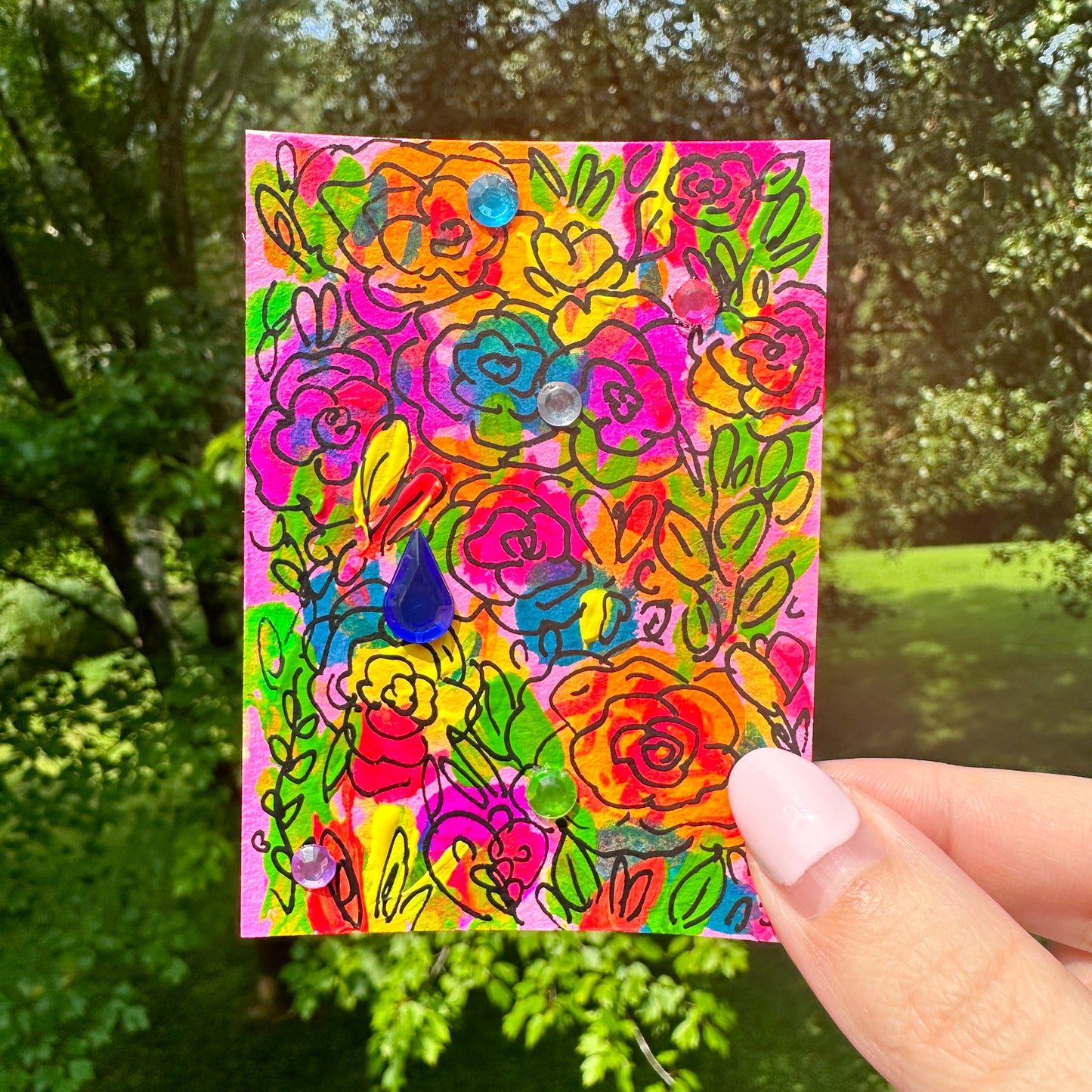 No. 009 Original Art Card ACEO