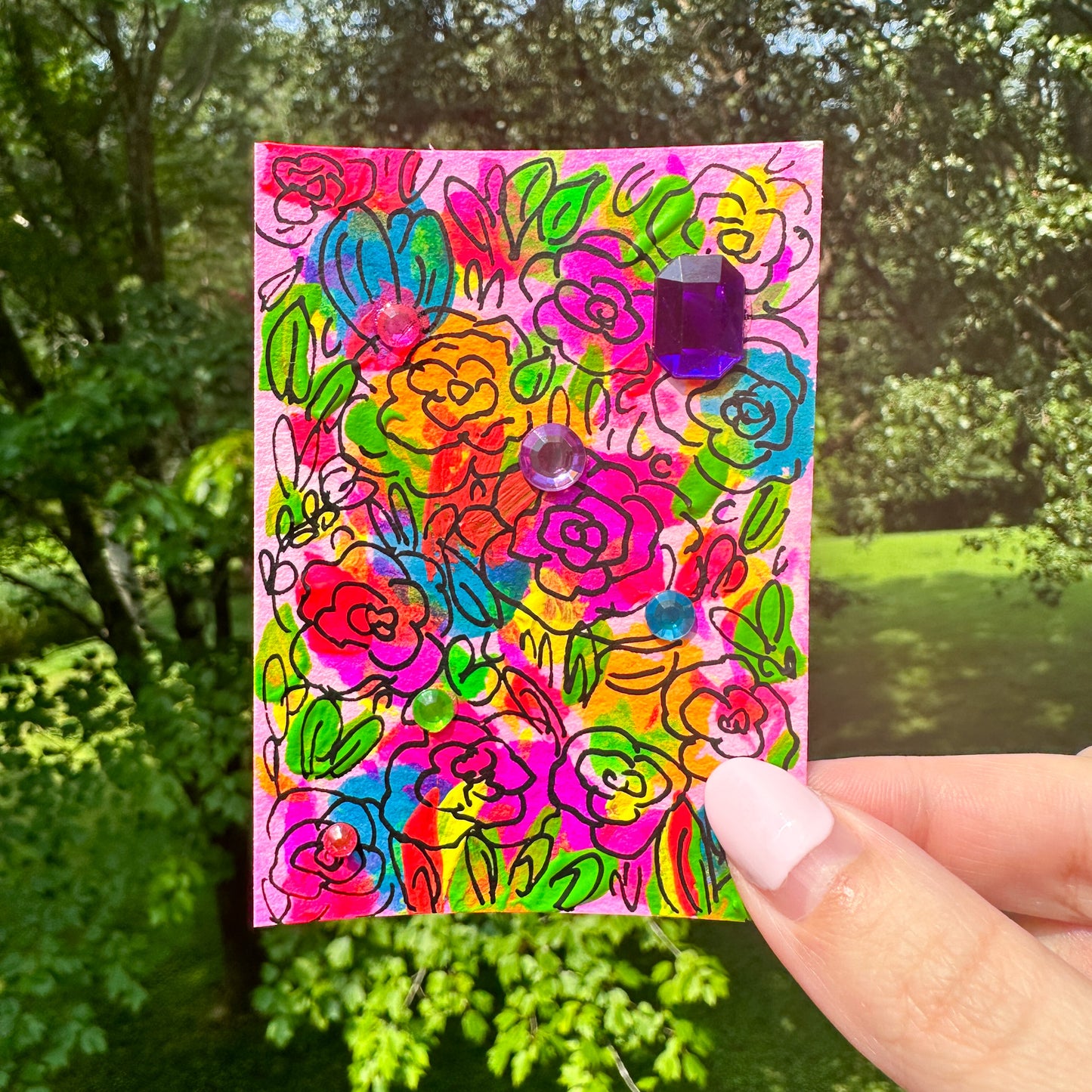 No. 010 Original Art Card ACEO