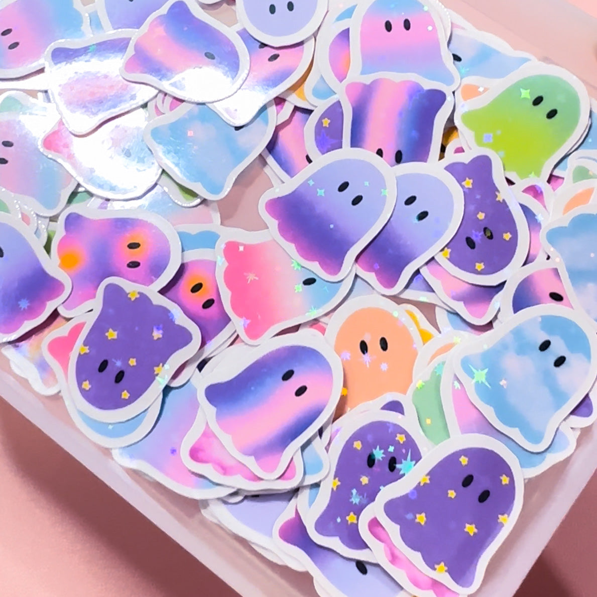 10 MINI ghosties grab bag (stickers)
