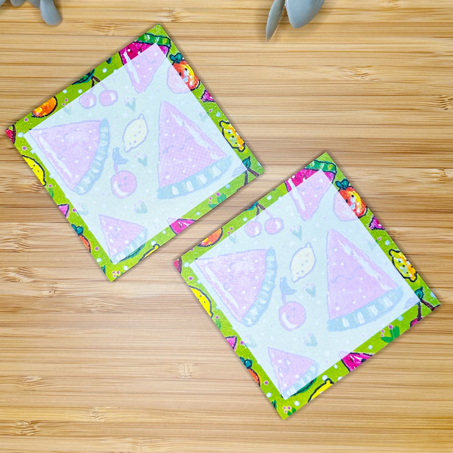 sticky note pad SUMMER FRUITS