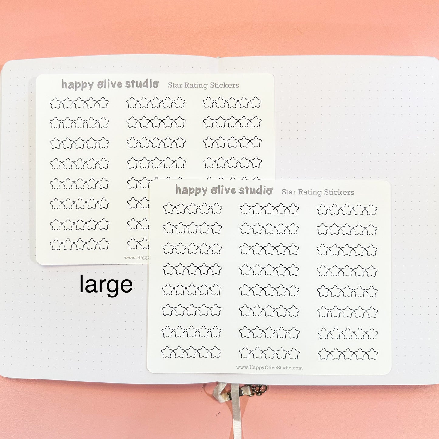 Star Rating Stickers (Blank Stars)