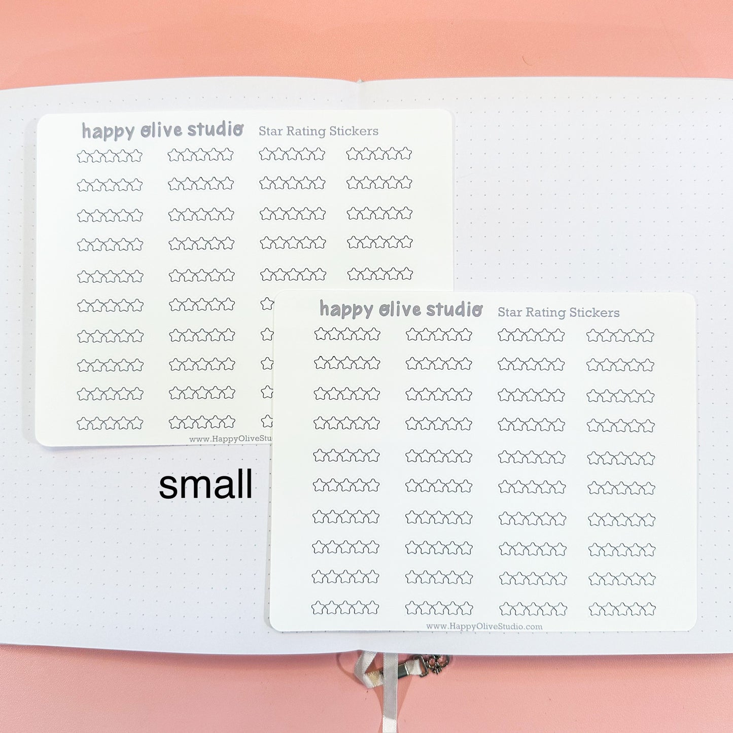 Star Rating Stickers (Blank Stars)