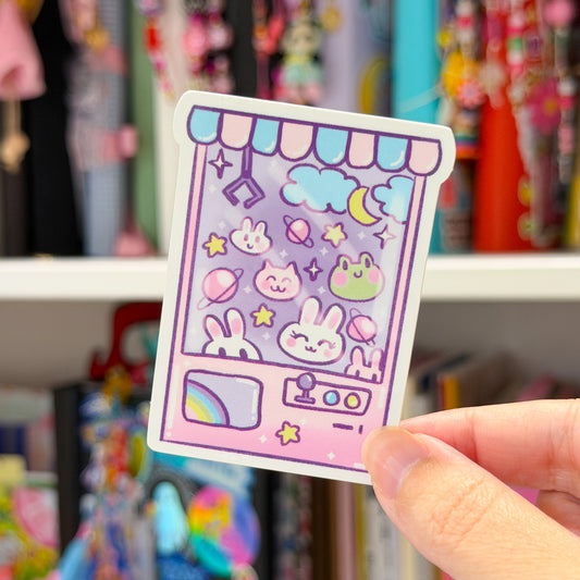 Dreamy Crane Game Sticker