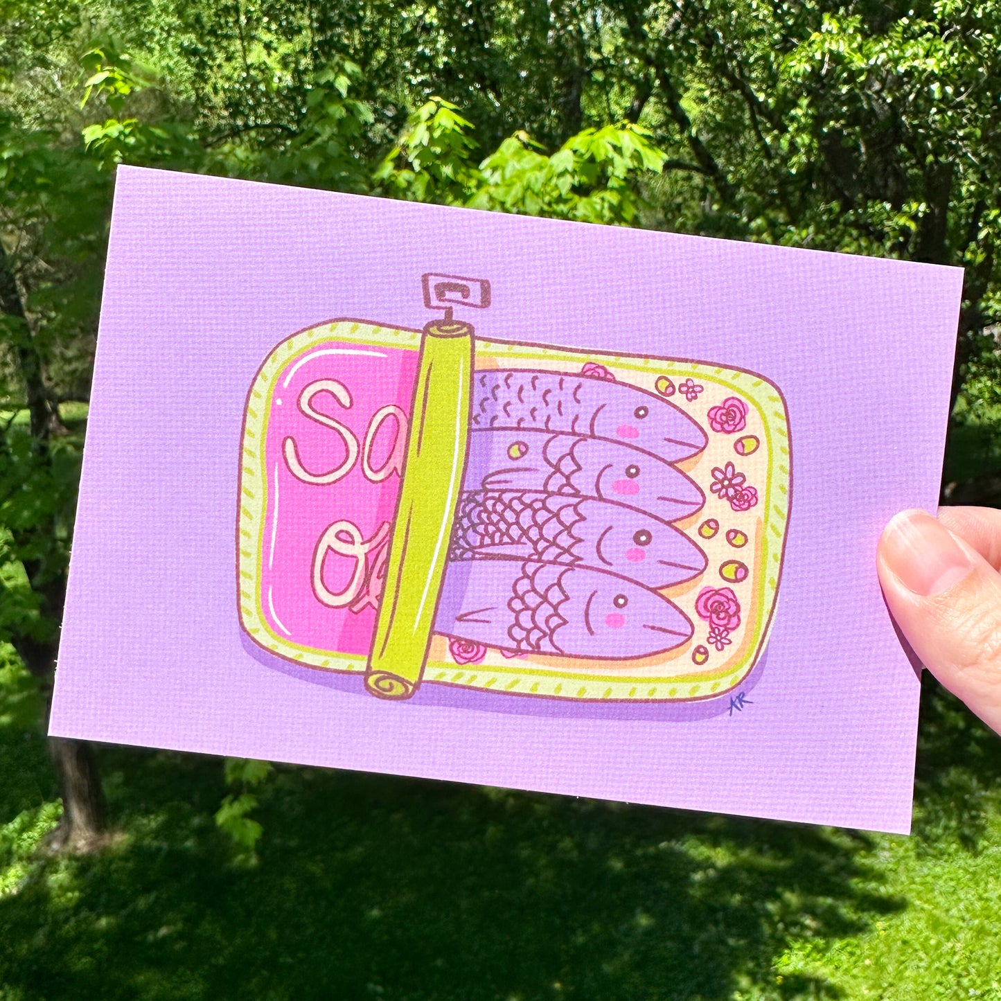 Sardines Postcard (Print)