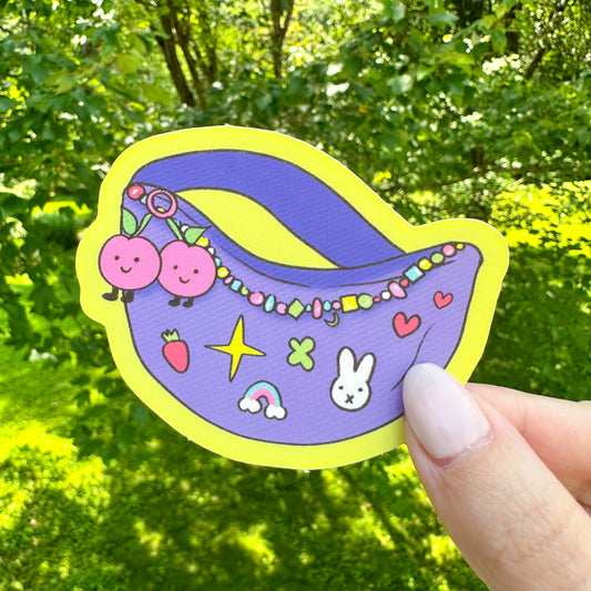 Purse with Charms Sticker