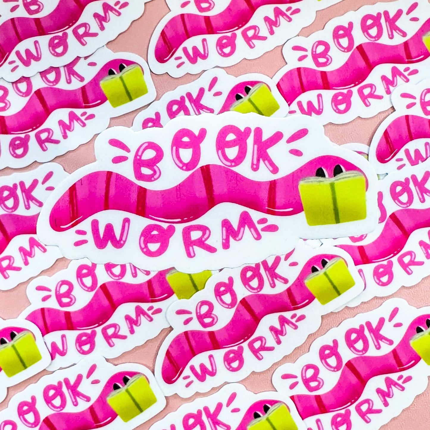 Book Worm Sticker