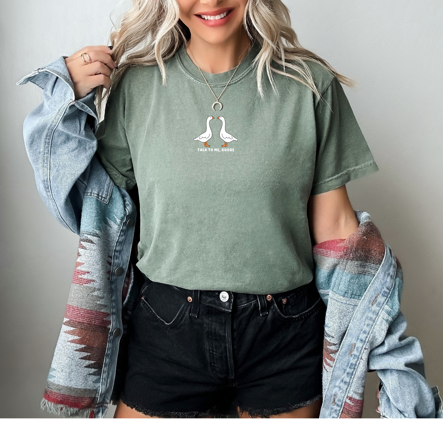Talk to Me, Goose Short Sleeve Tee