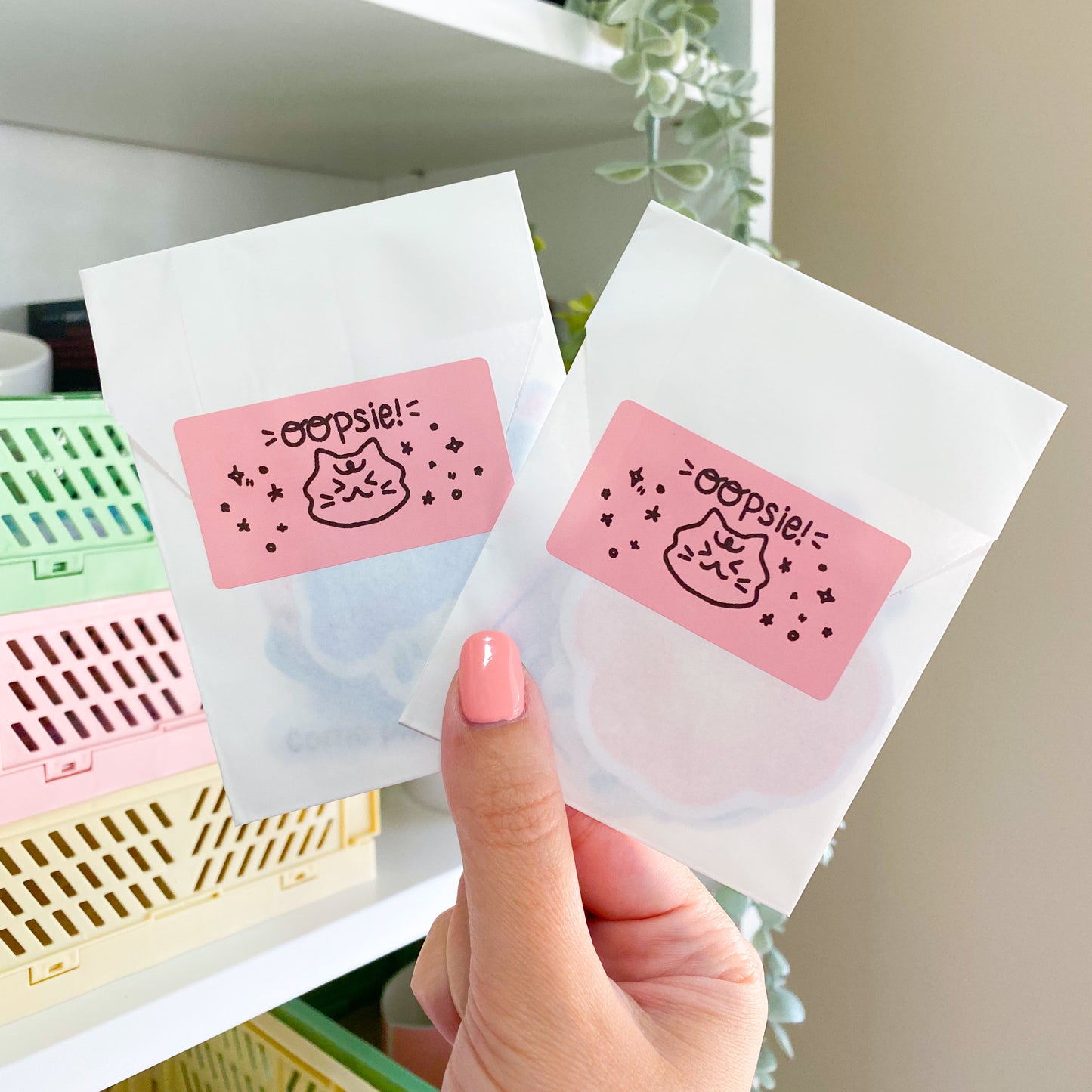 oopsie sticker mystery pack