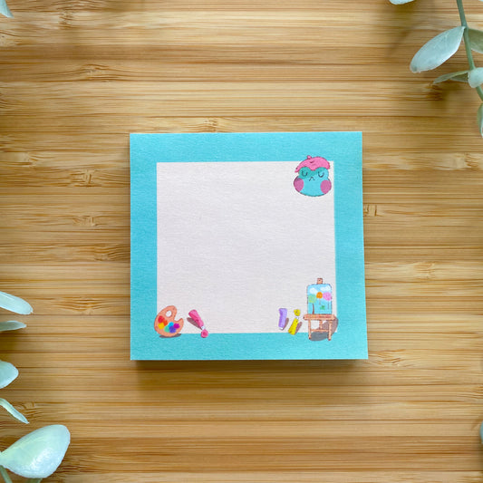sticky note pad FROGGY ARTIST