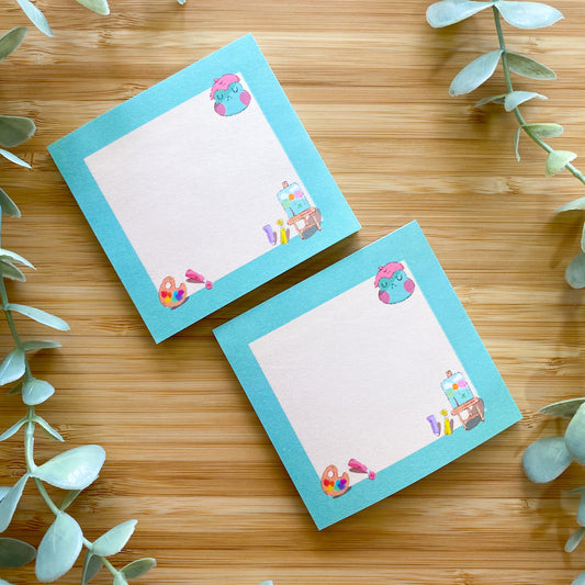 sticky note pad FROGGY ARTIST