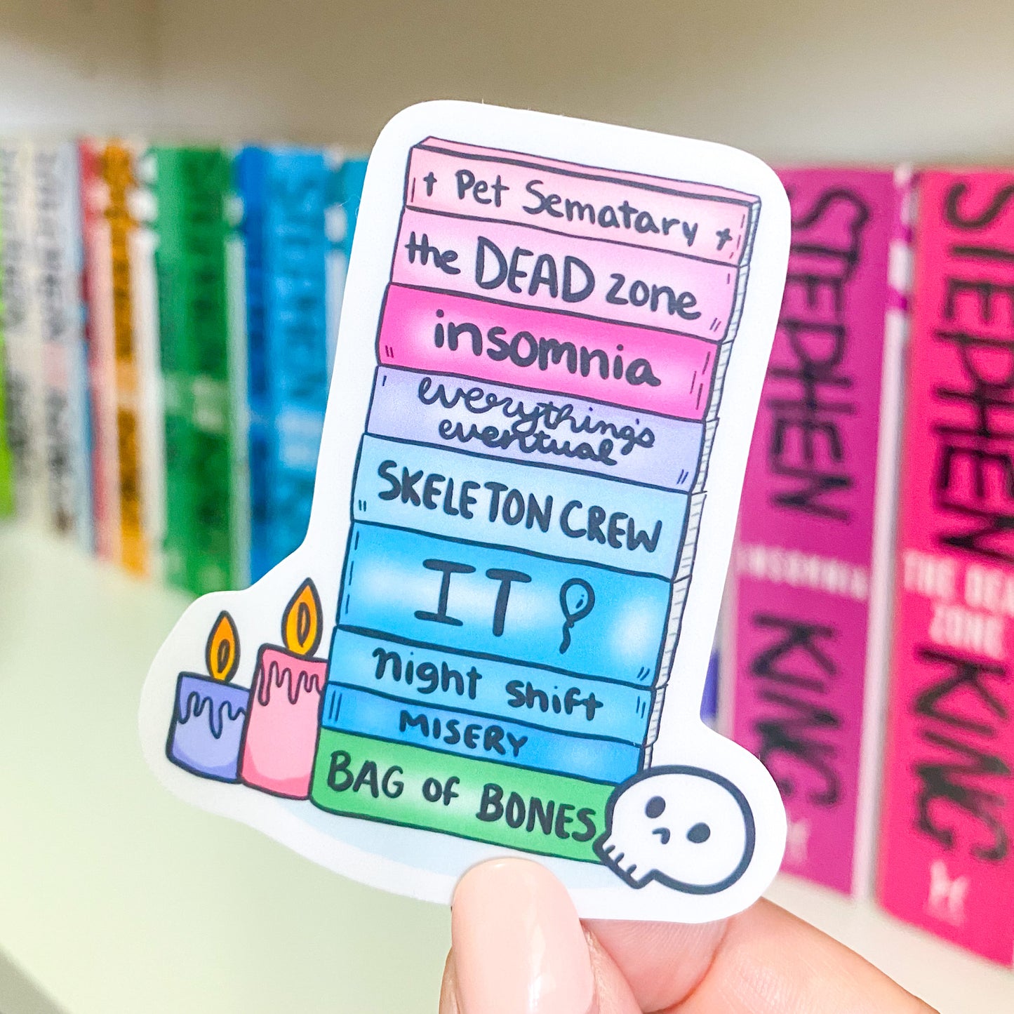 horror books sticker