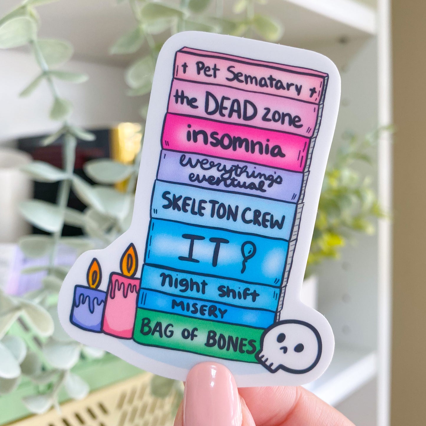 horror books sticker