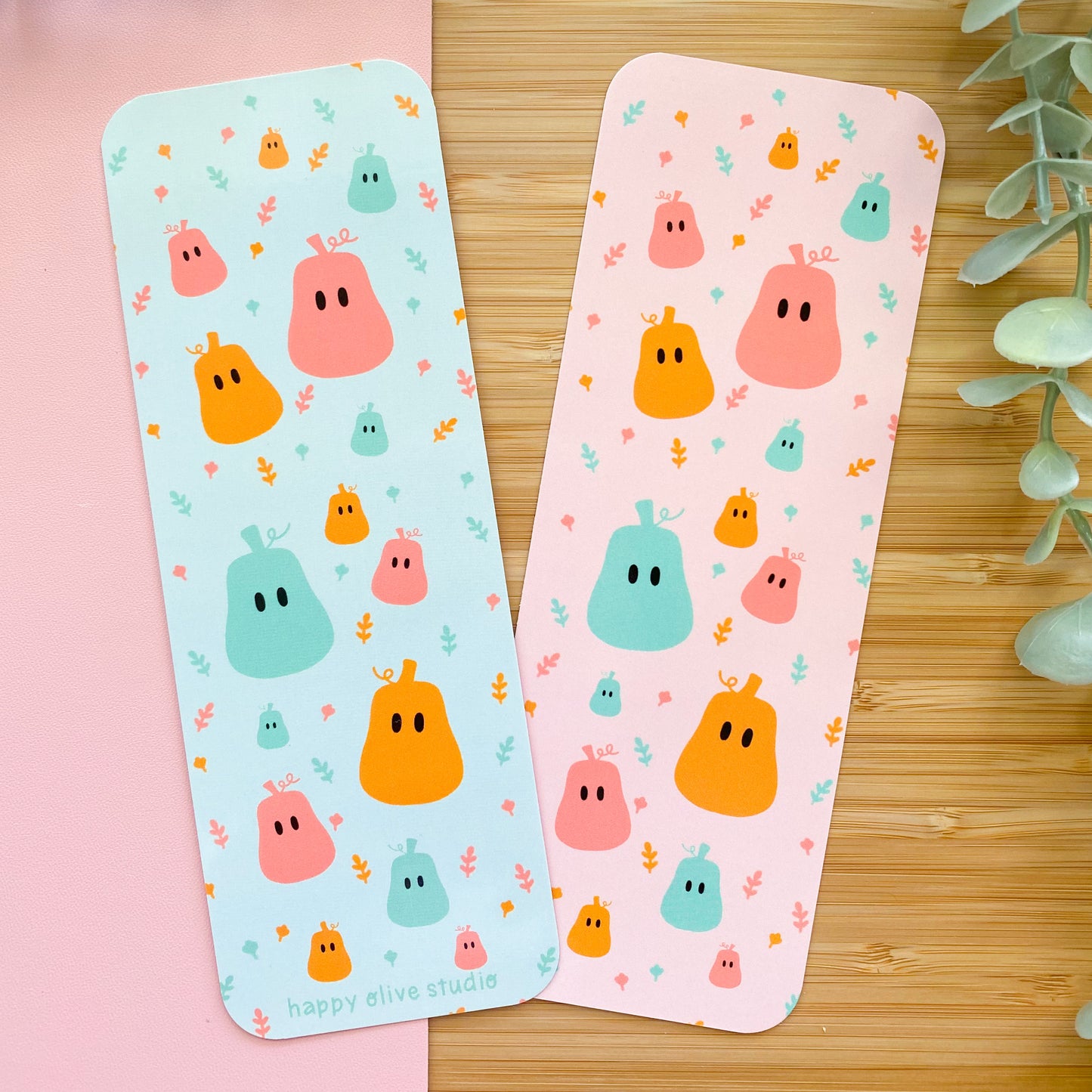 bookmark 'pastel gourds'