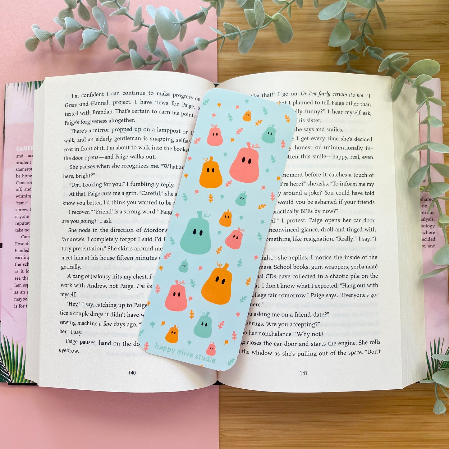 bookmark 'pastel gourds'