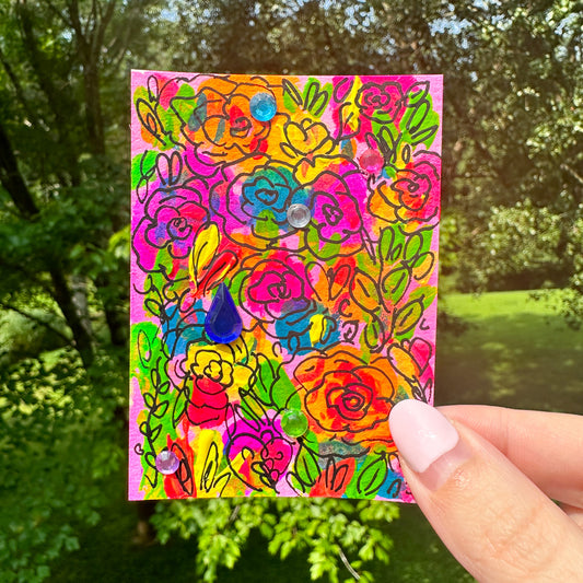No. 009 Original Art Card ACEO