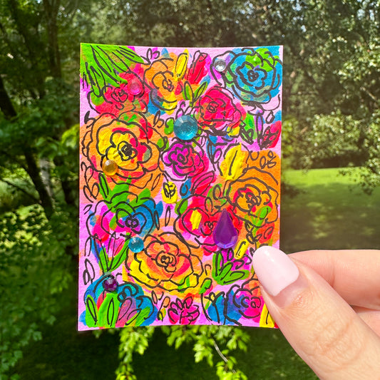 No. 014 Original Art Card ACEO