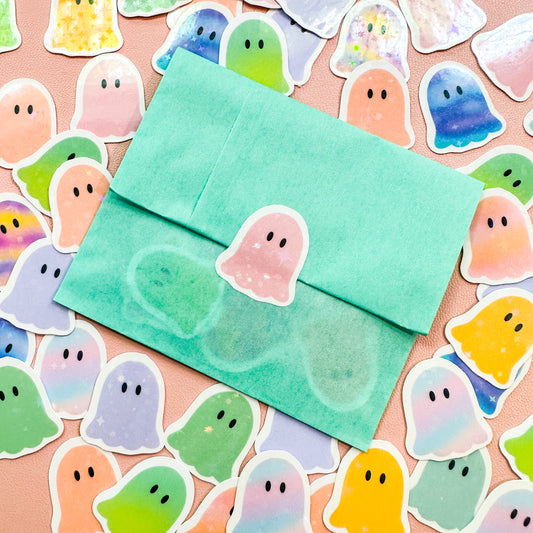 10 MINI ghosties grab bag (stickers)
