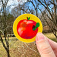 Wormy Apple Sticker