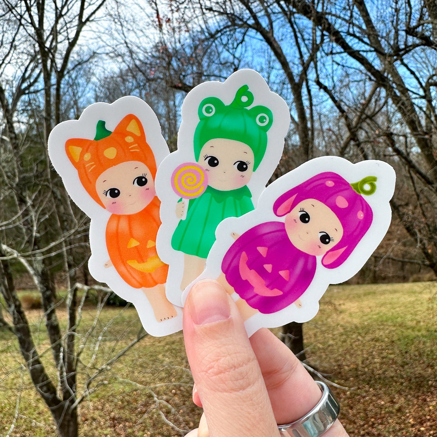 Halloween Babies Set of 3 Stickers