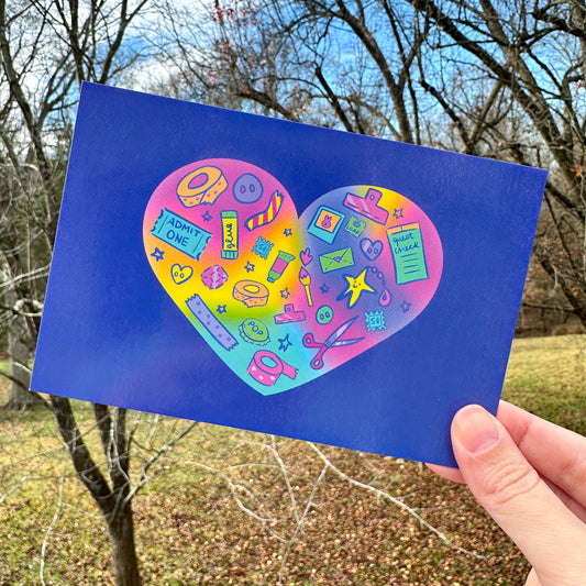 Crafty Hobbies Postcard