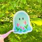 tulip ghost CLEAR sticker