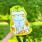 Citrus Kitty Sticker