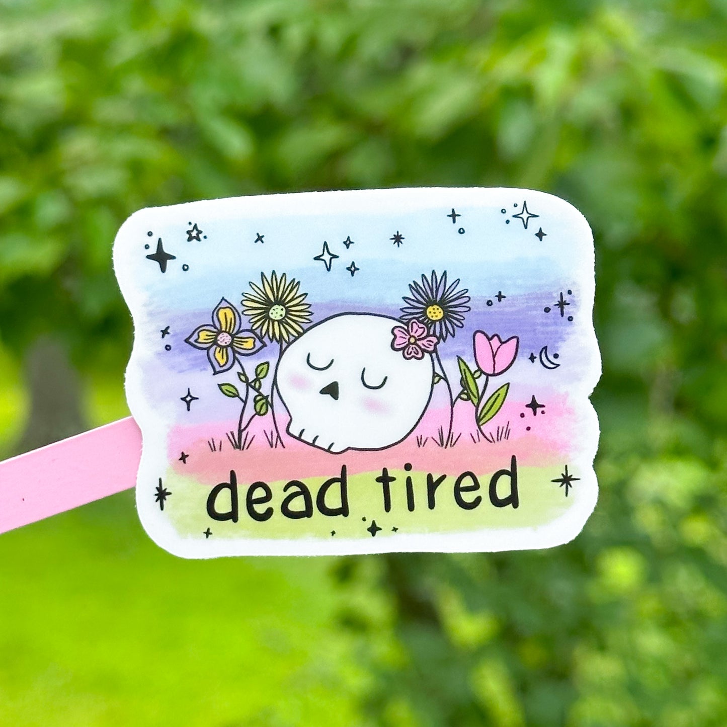 Dead Tired Sticker