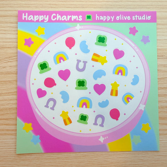 Happy Charms Sticker Sheet