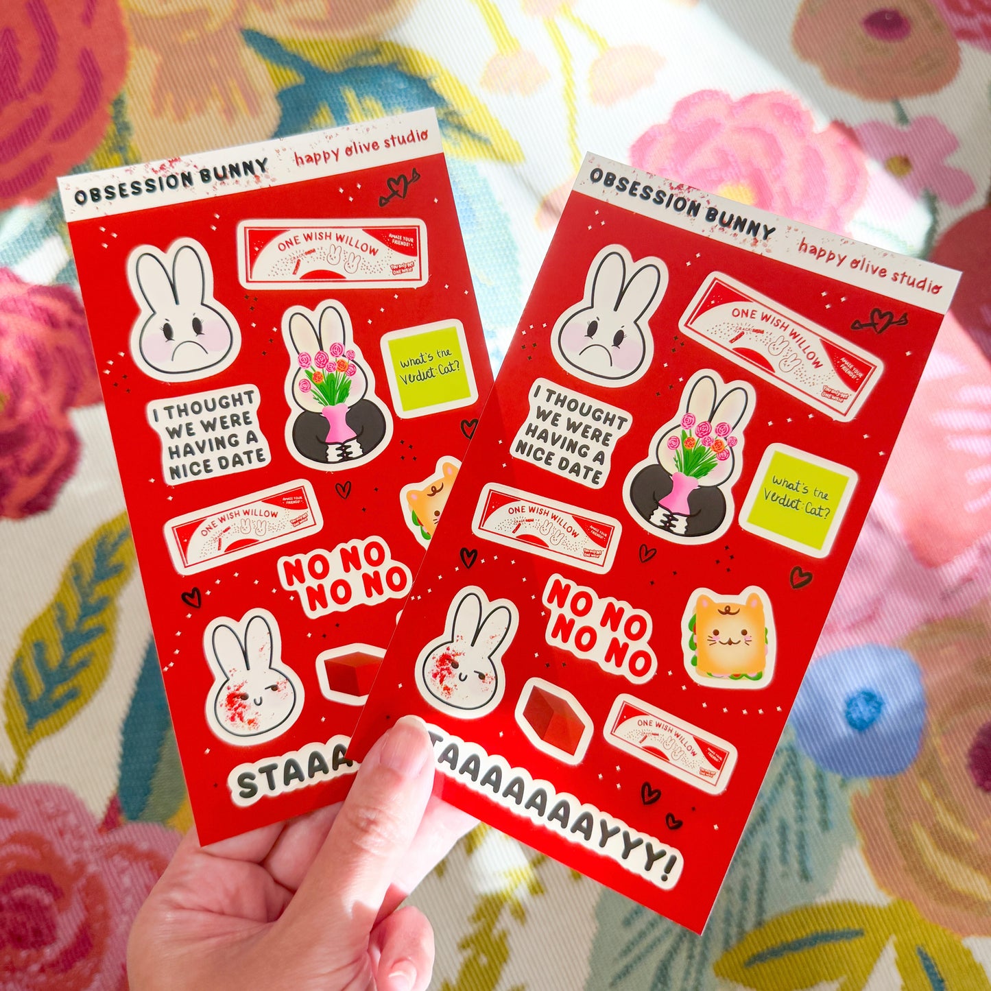 Obsession Sticker Sheet