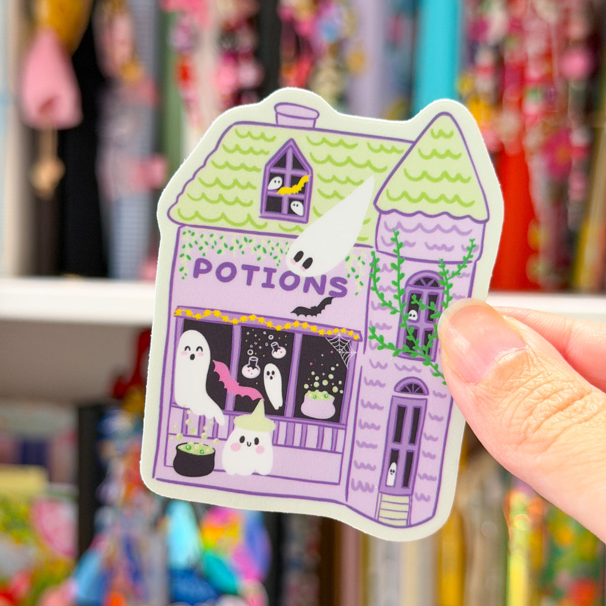 Spooky House Sticker