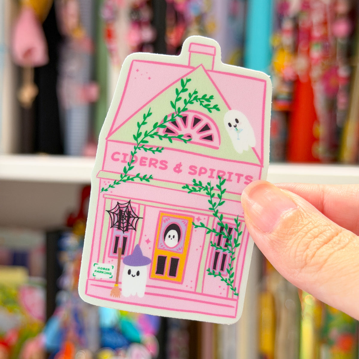 Spooky House Sticker