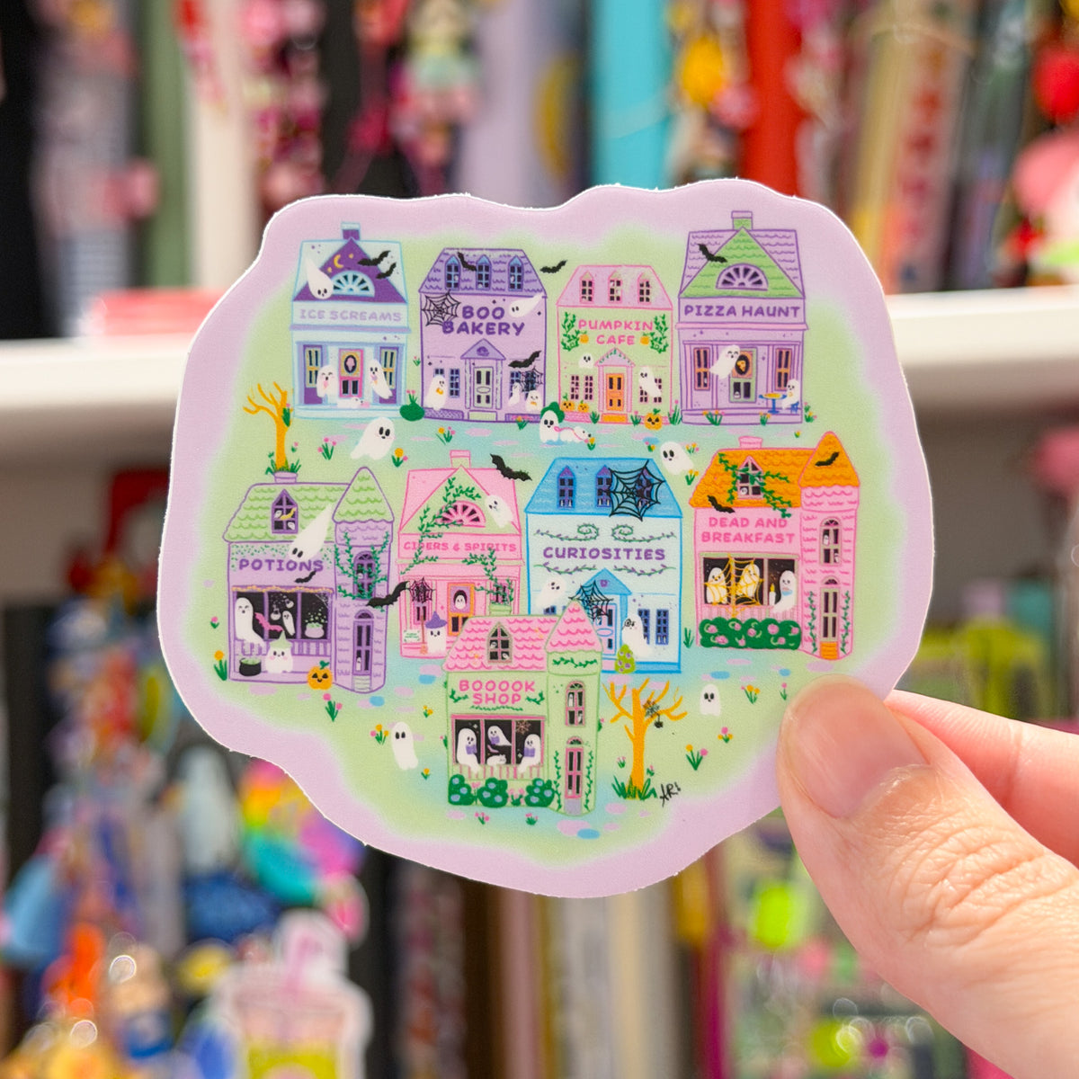 Spooky Village Sticker