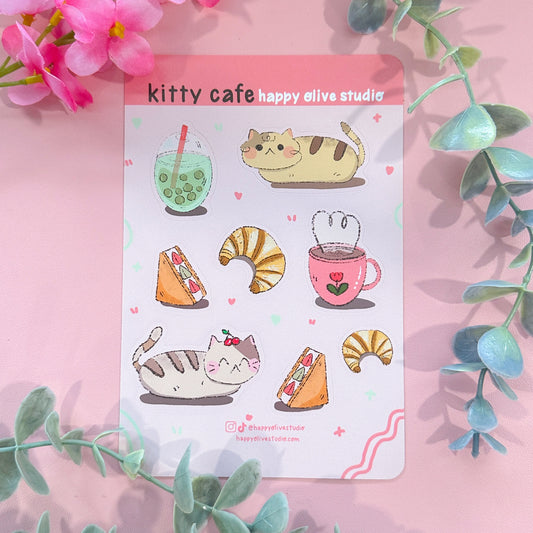 Kitty Cafe Sticker Sheet
