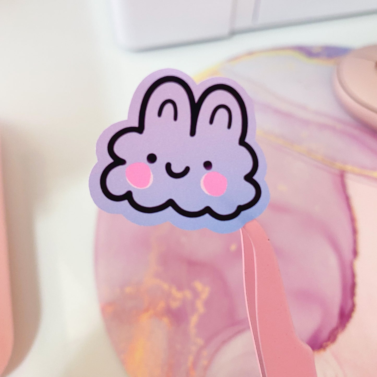 bunny blobs sticker sheet