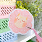 blooming kitty sticker