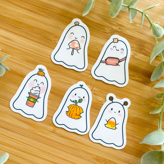 cozy ghosts MINI stickers set