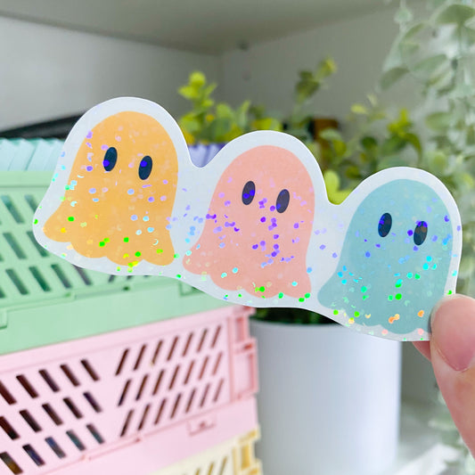 pastel ghosts sticker